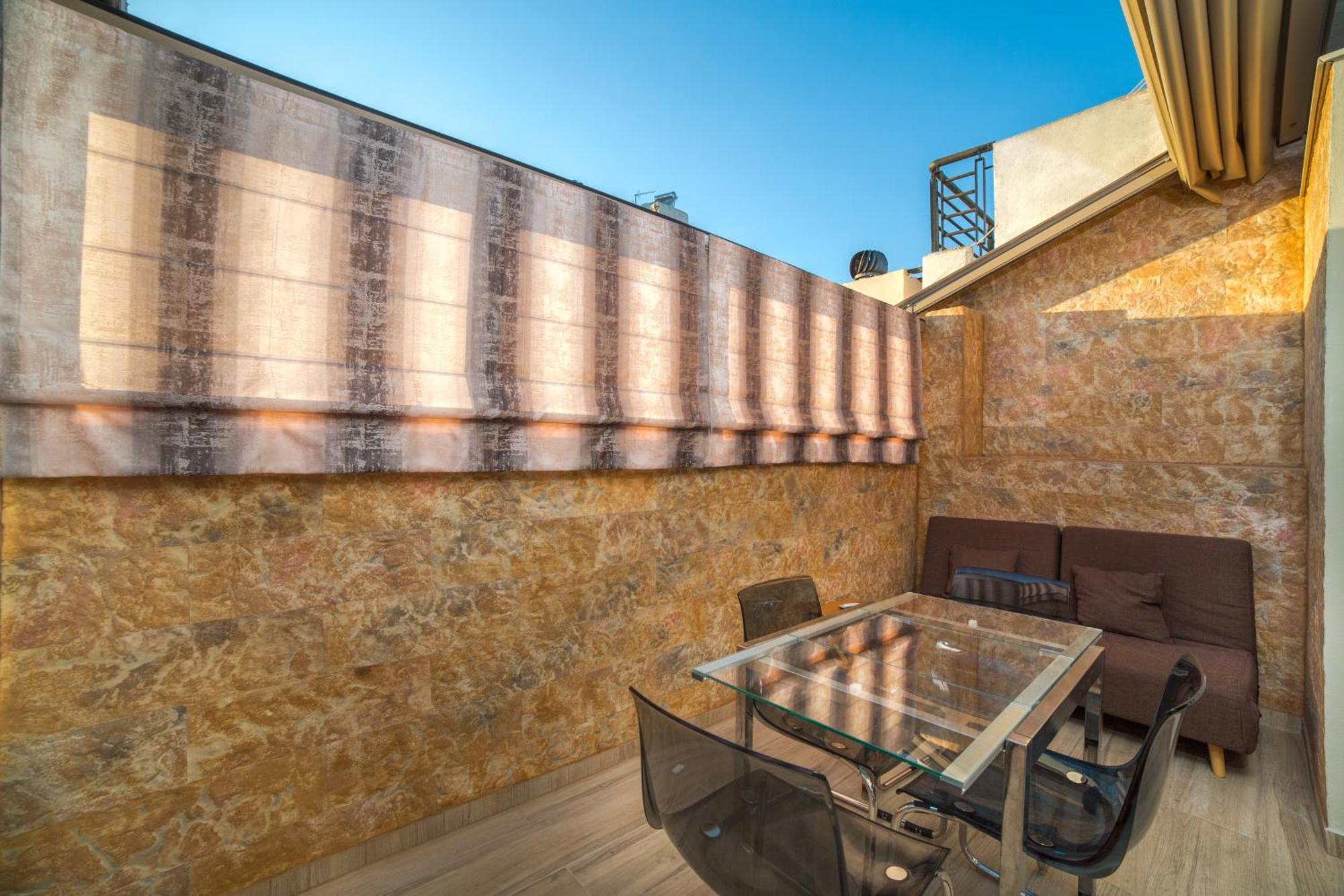 Cosy Apartment With Terrace Near Metro Station Atenas Exterior foto