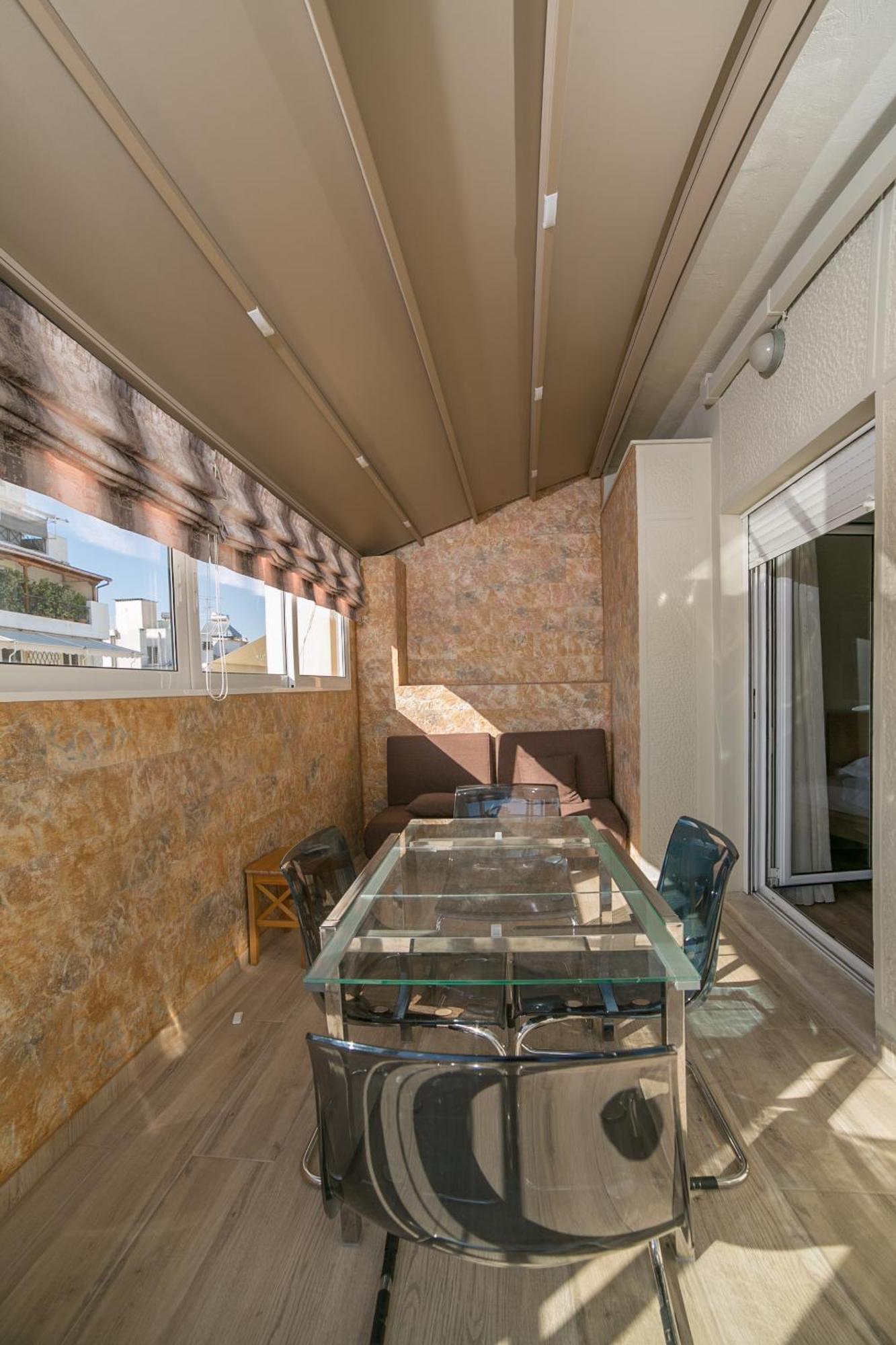 Cosy Apartment With Terrace Near Metro Station Atenas Exterior foto